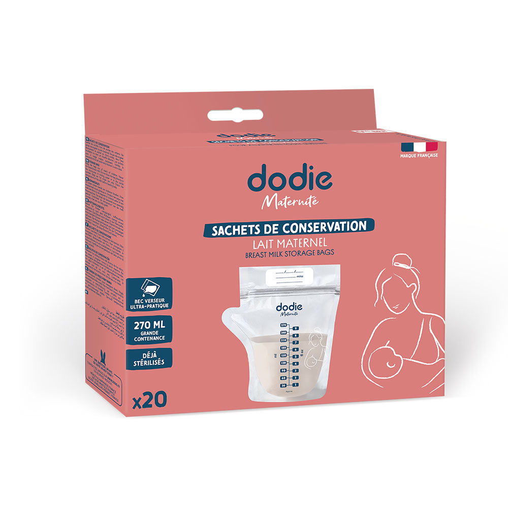Dodie Sacchetti per conservazione latte materno x20 270ml
