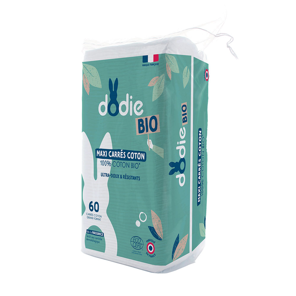 Dodie Quadri in cotone organico Maxi X60 Ultra-Doux Résistants x60