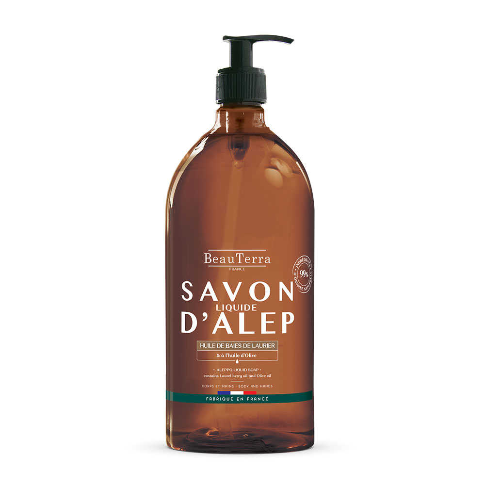 Beauterra Sapone liquido di Aleppo 1L