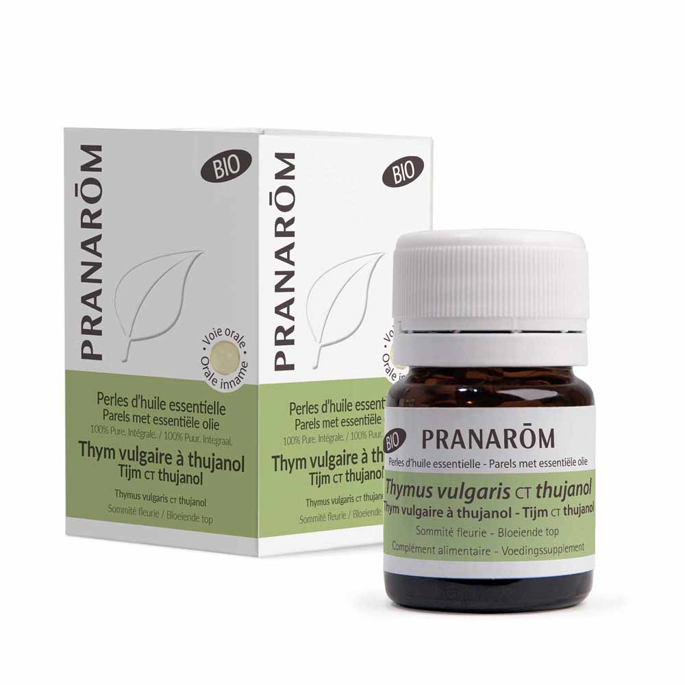 Pranarôm Oli Essenziali Timo biologico 60 Perle