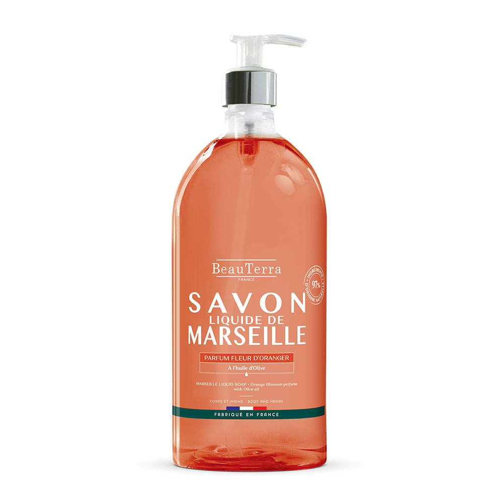 Beauterra Sapone di Marsiglia Corpo e Mani 1l