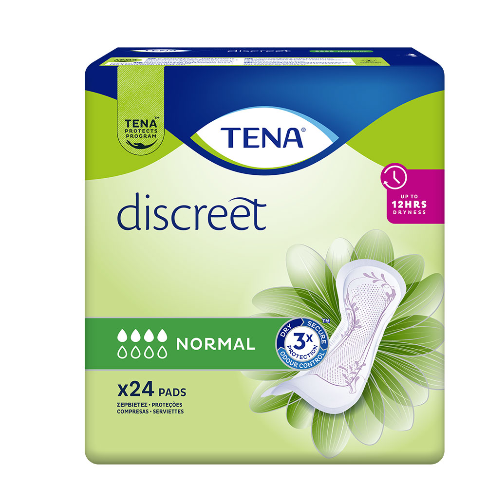 Tena Discreet Protezione contro le perdite di urina Normale X24