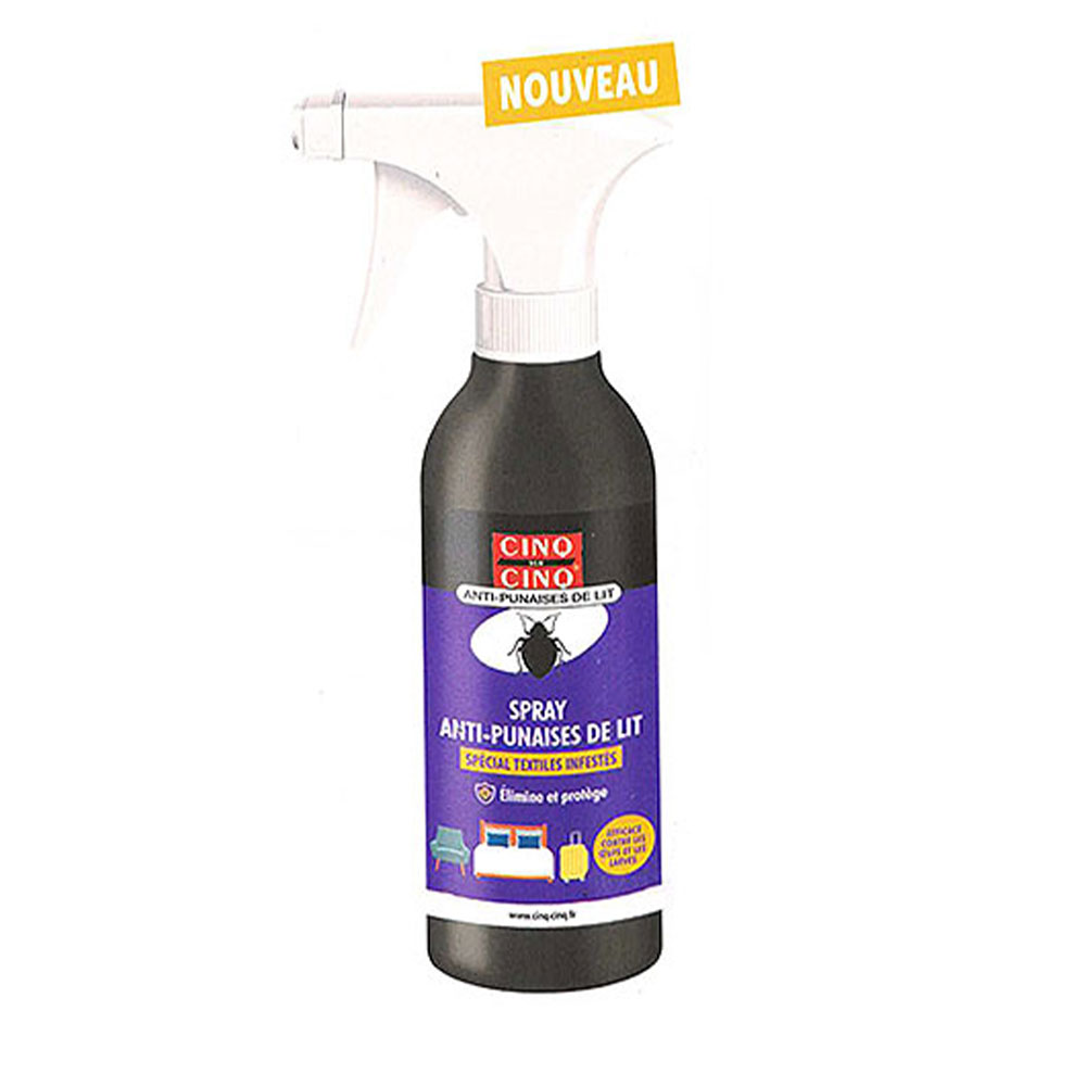 Cinq Sur Cinq Spray anti-insetti del letto tessuti speciali infestati 250ml