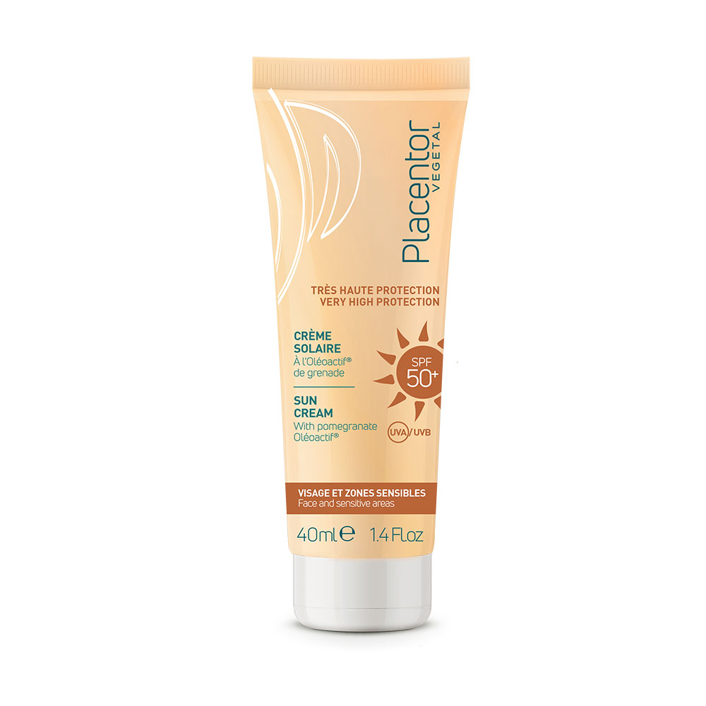 Placentor Végétal CREMA SOLARE VISO E ZONE SENSIBILI SPF50+ visage et zones sensibles 40 ml