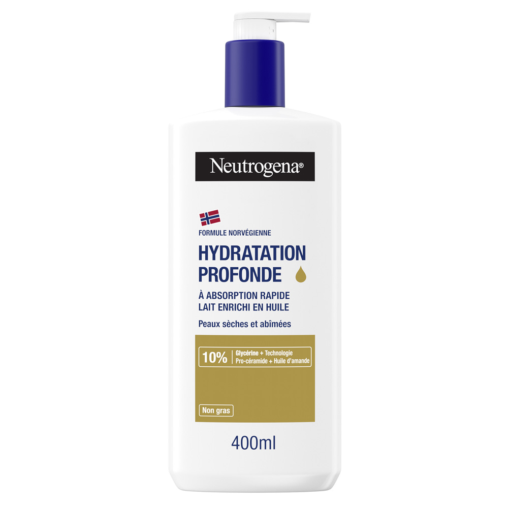 Neutrogena Idratazione profonda Latte arricchito di olio per pelle molto secca 400 ml