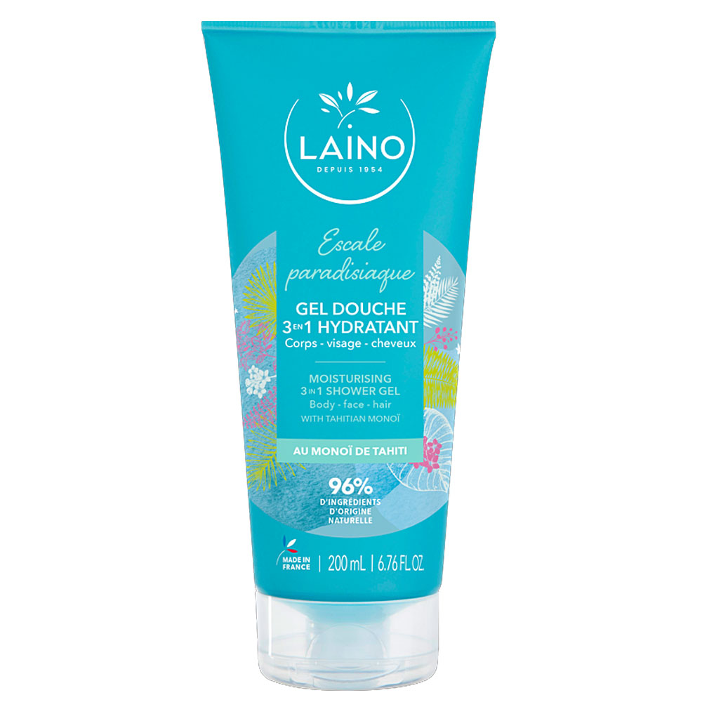 Laino Escale Paradisiaque 3 In 1 Gel Doccia Idratanti Corpo Viso Capelli Au Monio De Tahiti 200 ml