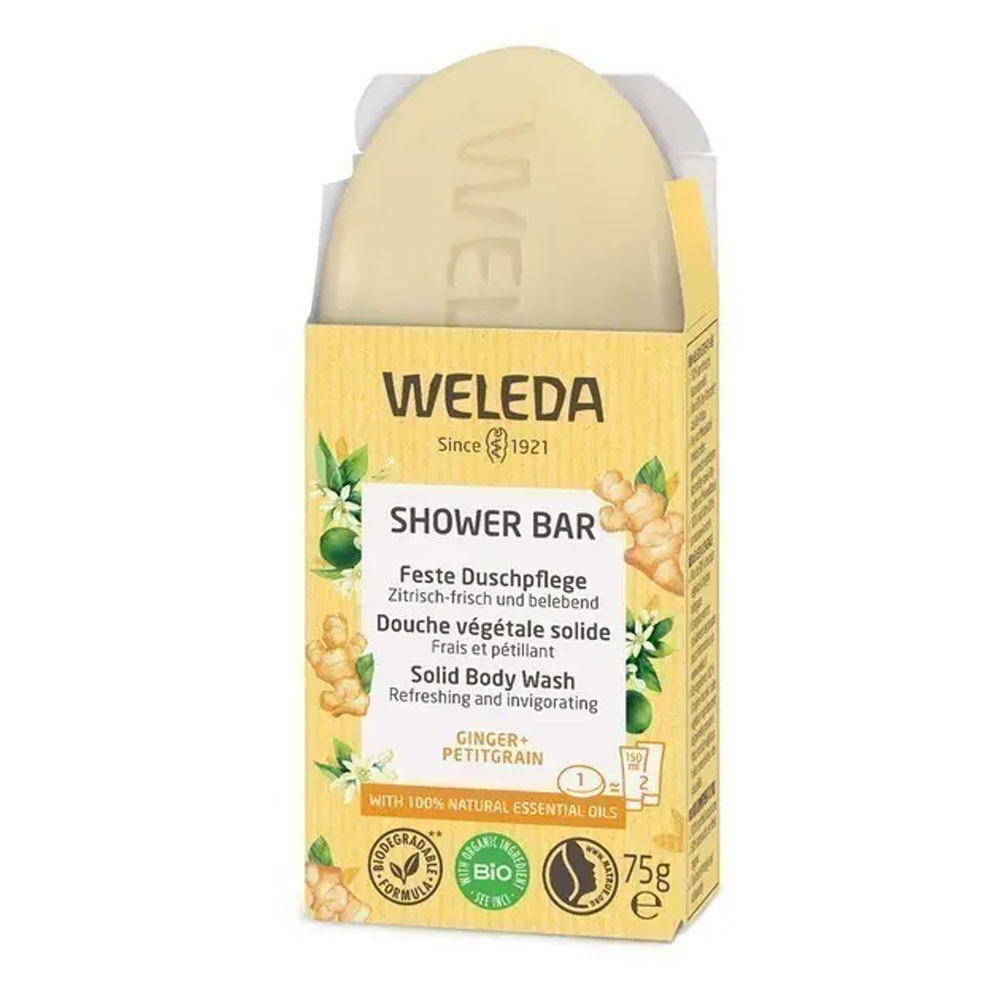 Weleda Doccia a pianta piena Zenzero + Petitgrain 75g