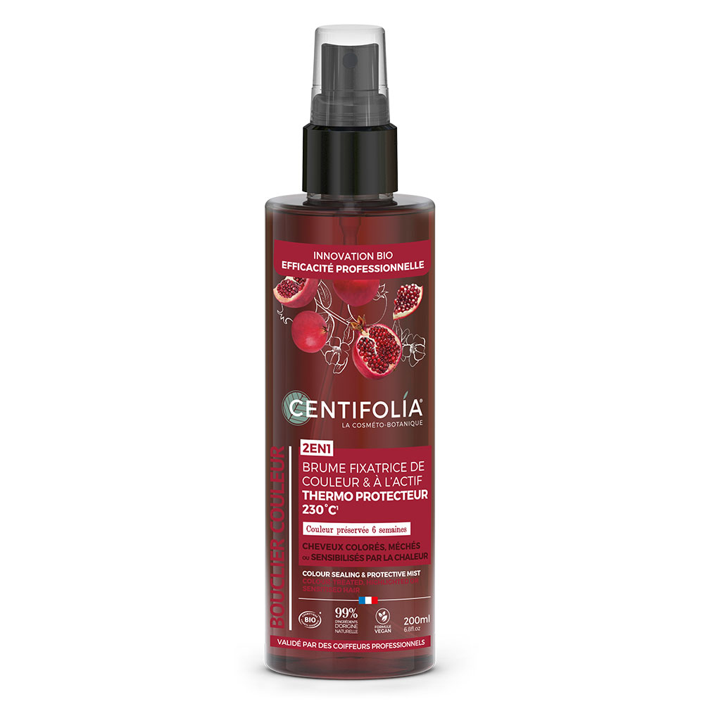 Centifolia Spray fissante del colore con attivo termo-protettore 230°C per capelli colorati o con mèches 200 ml