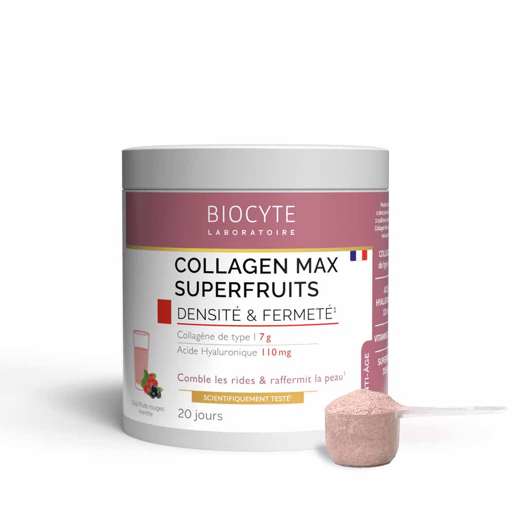 Biocyte Anti-età Collagene Max Superfruits gusto frutti Rossi e menta 260 g