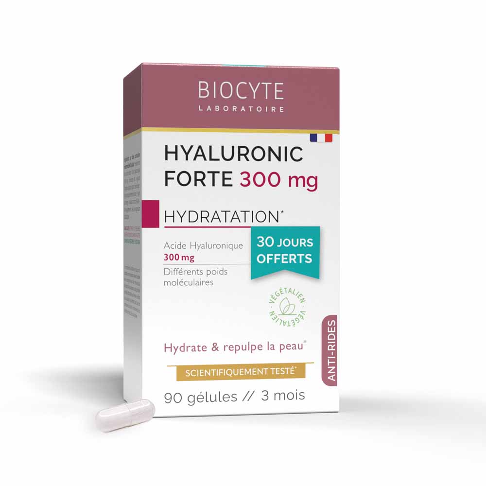 Biocyte Anti-rughe Hyaluronic Forte 300mg Anti-età 3x30 capsule