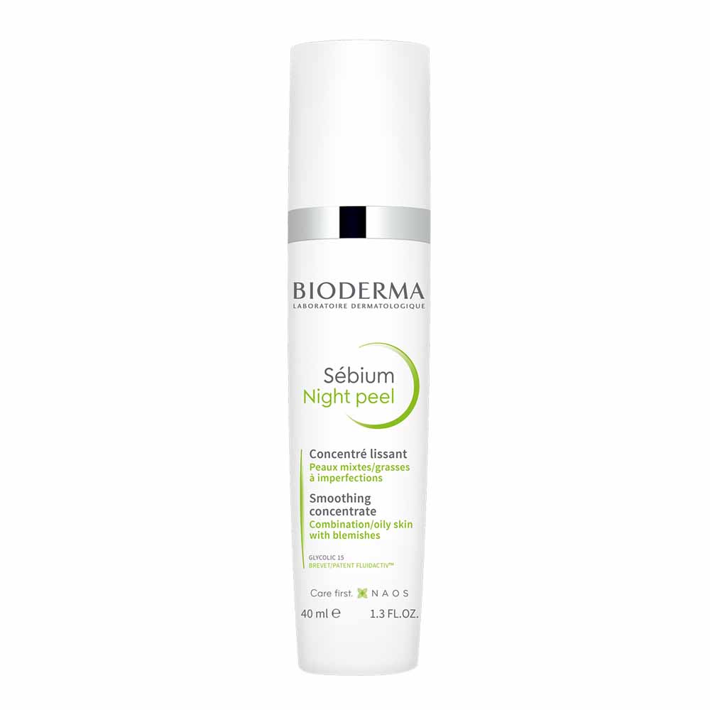 Bioderma Sebium Trattamento peeling notturno delicato Pelle mista o grassa 40 ml
