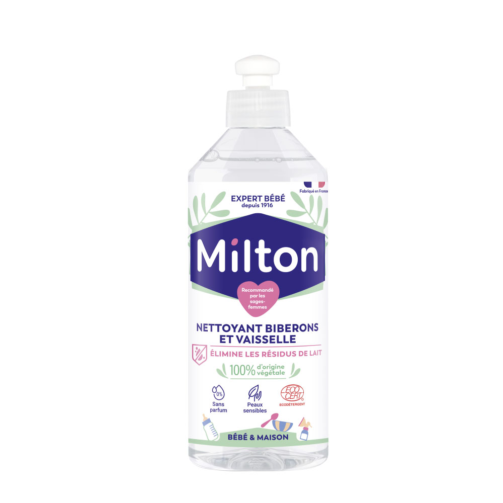 Milton Liquido di lavaggio Sensitive per biberon e tettarelle 500ml