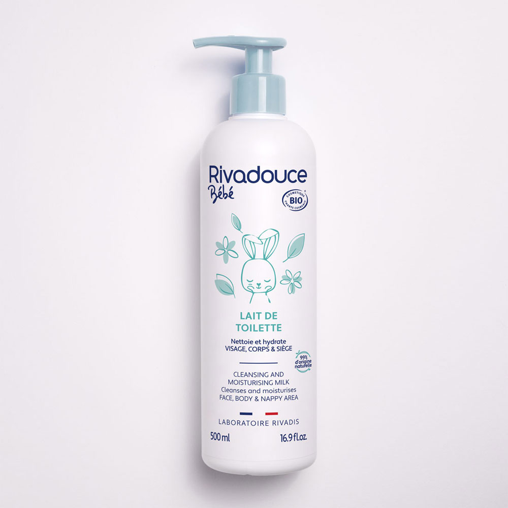 Rivadouce Bebè Latte detergente bio Viso, corpo e sedile 500ml