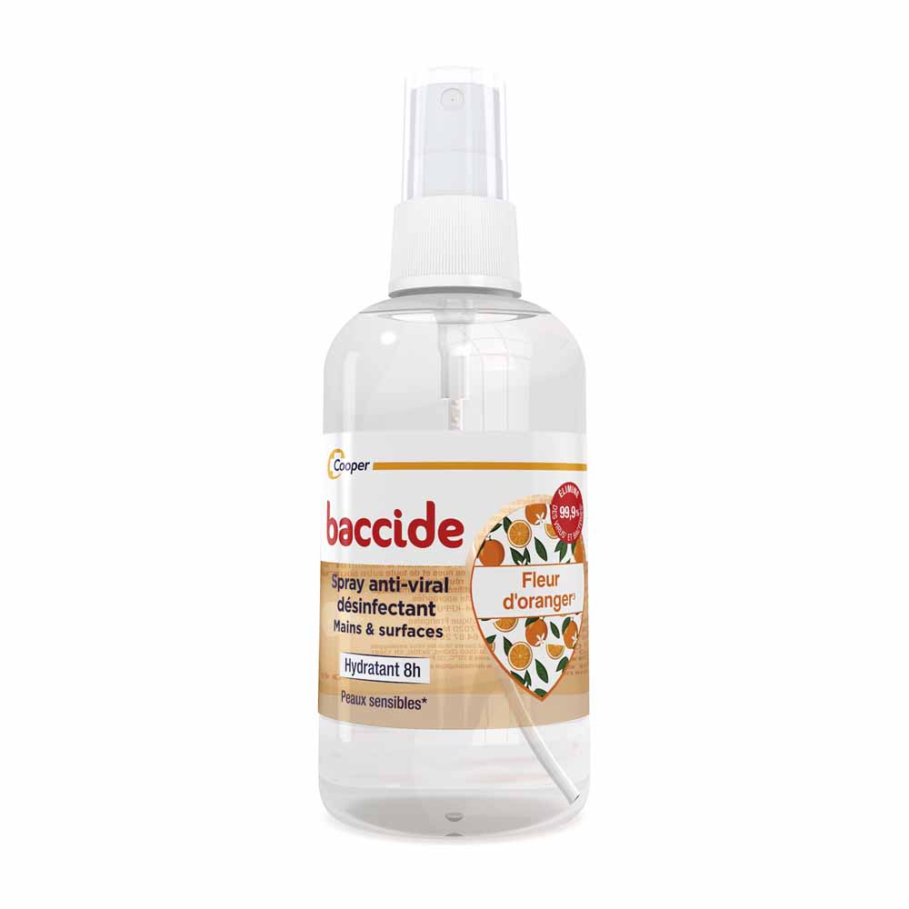 Baccide Spray antivirale disinfettante e profumo fiore d'arancio 100 ml