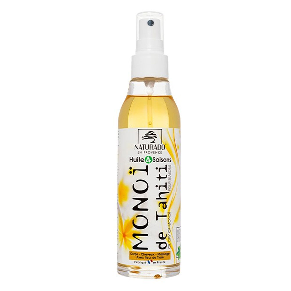 Naturado Olio di Monoi 4 Stagioni Viso, corpo e Capelli 150 ml