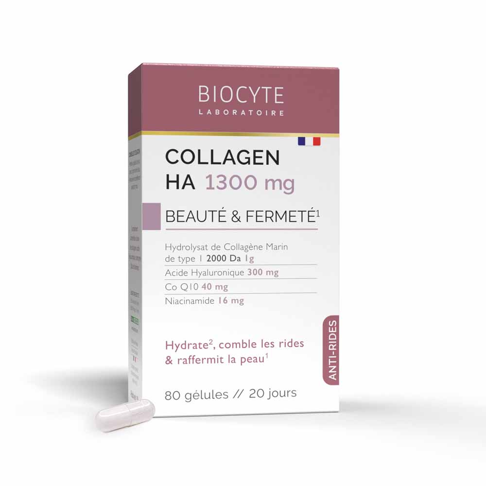 Biocyte Anti-rughe Collagena HA 1300mg Bellezza e Compattezza 80 capsule