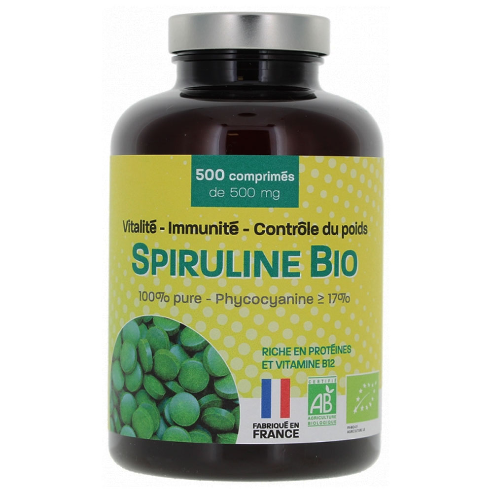Pharm'Up Spiruline Bio 500mg 500 Compresse
