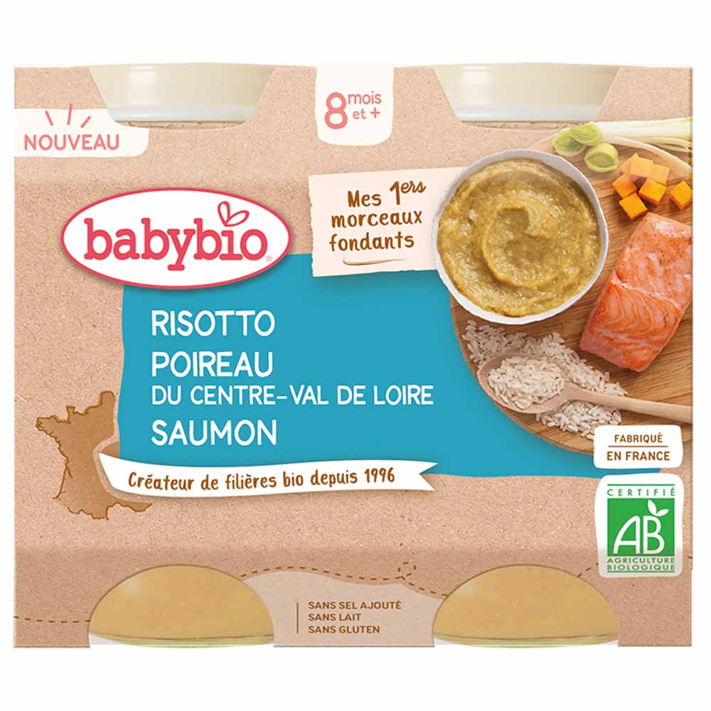 Babybio I miei primi pezzi di fondente biologico Da 8 mesi 2x200g