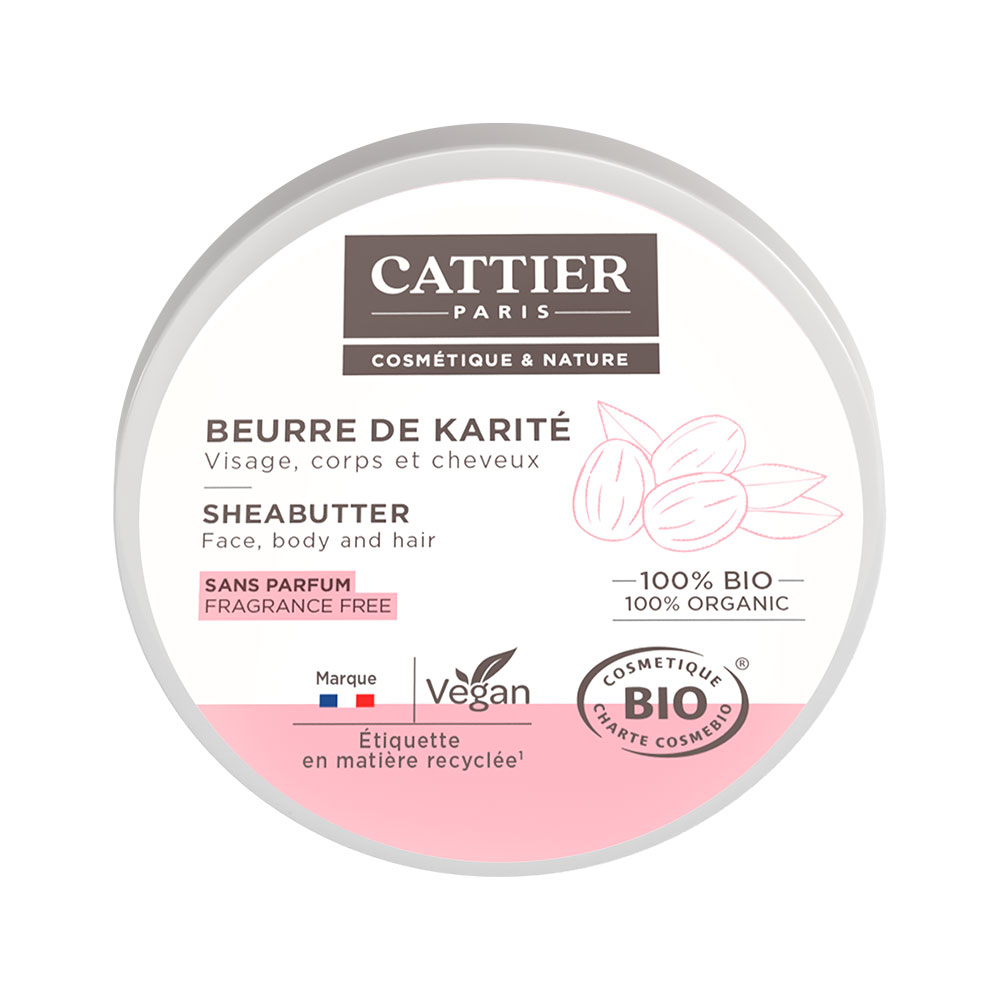 Cattier Burro di karité Viso, Corpo e Capelli Bio 100g