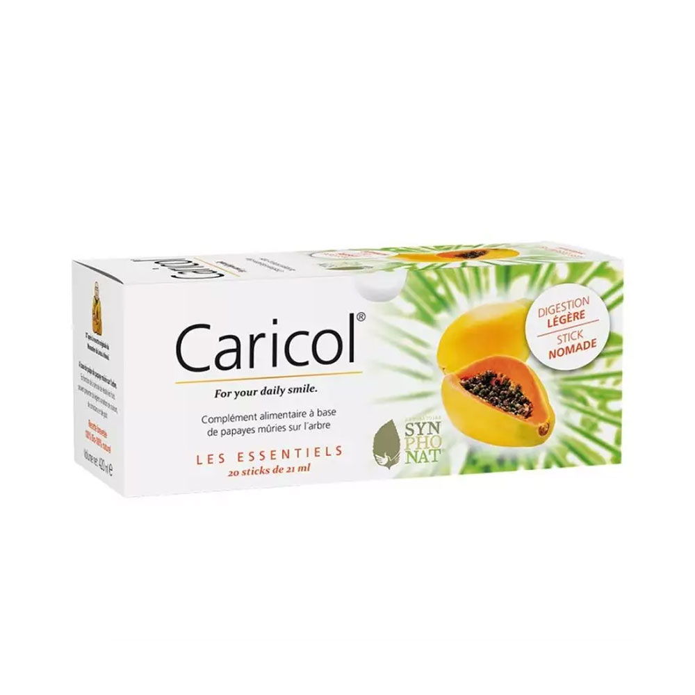 Synphonat Essenziali Caricol a base di papaia 20 sticks