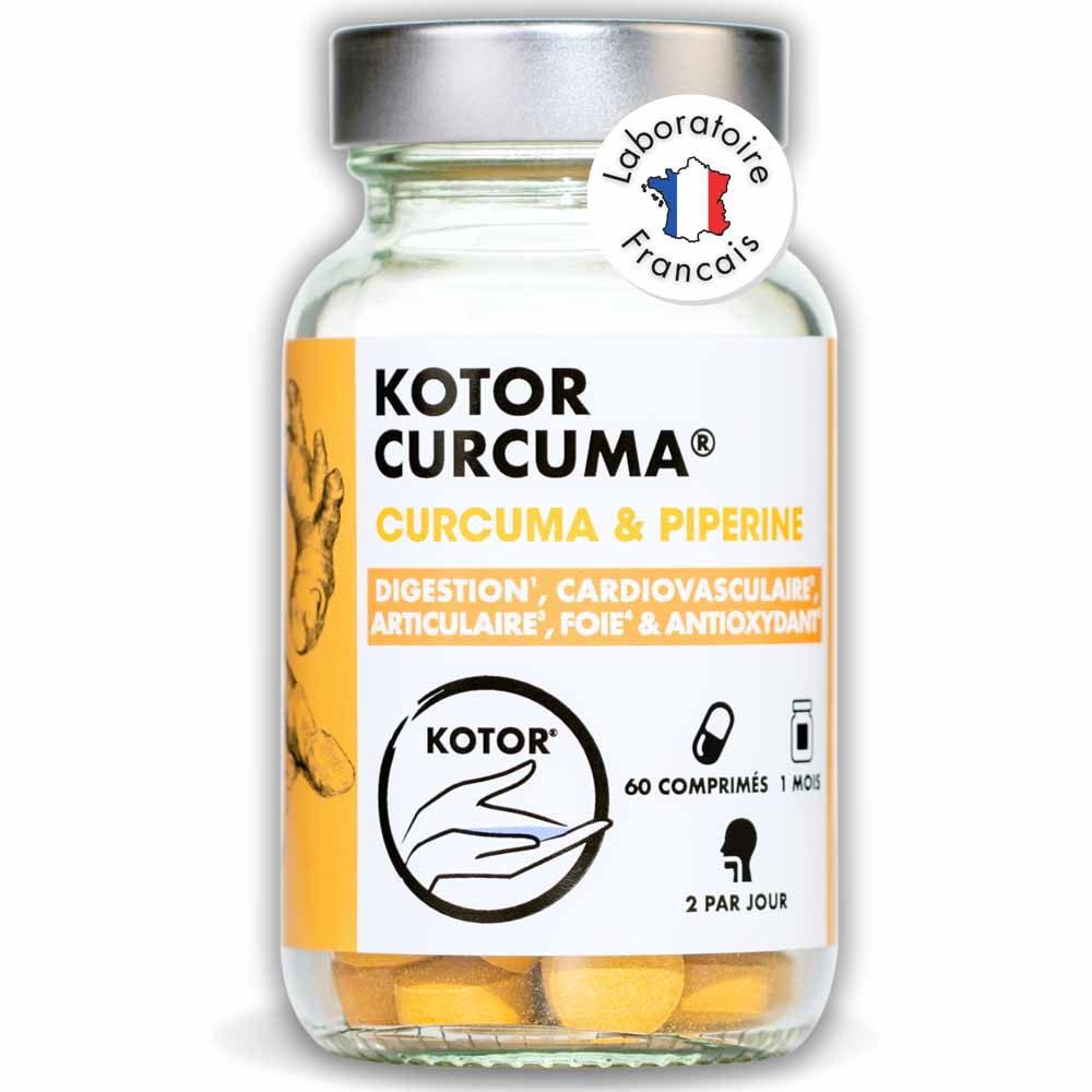 Kotor Pharma Curcuma e piperina Digestione 60 compresse