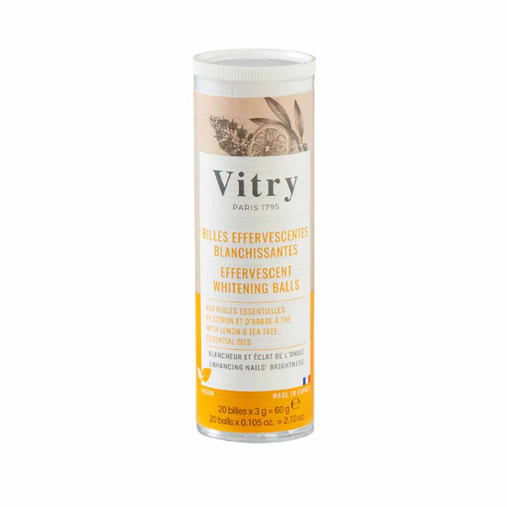 Vitry Sbiancante e illuminante per unghie 20 perle effervescenti