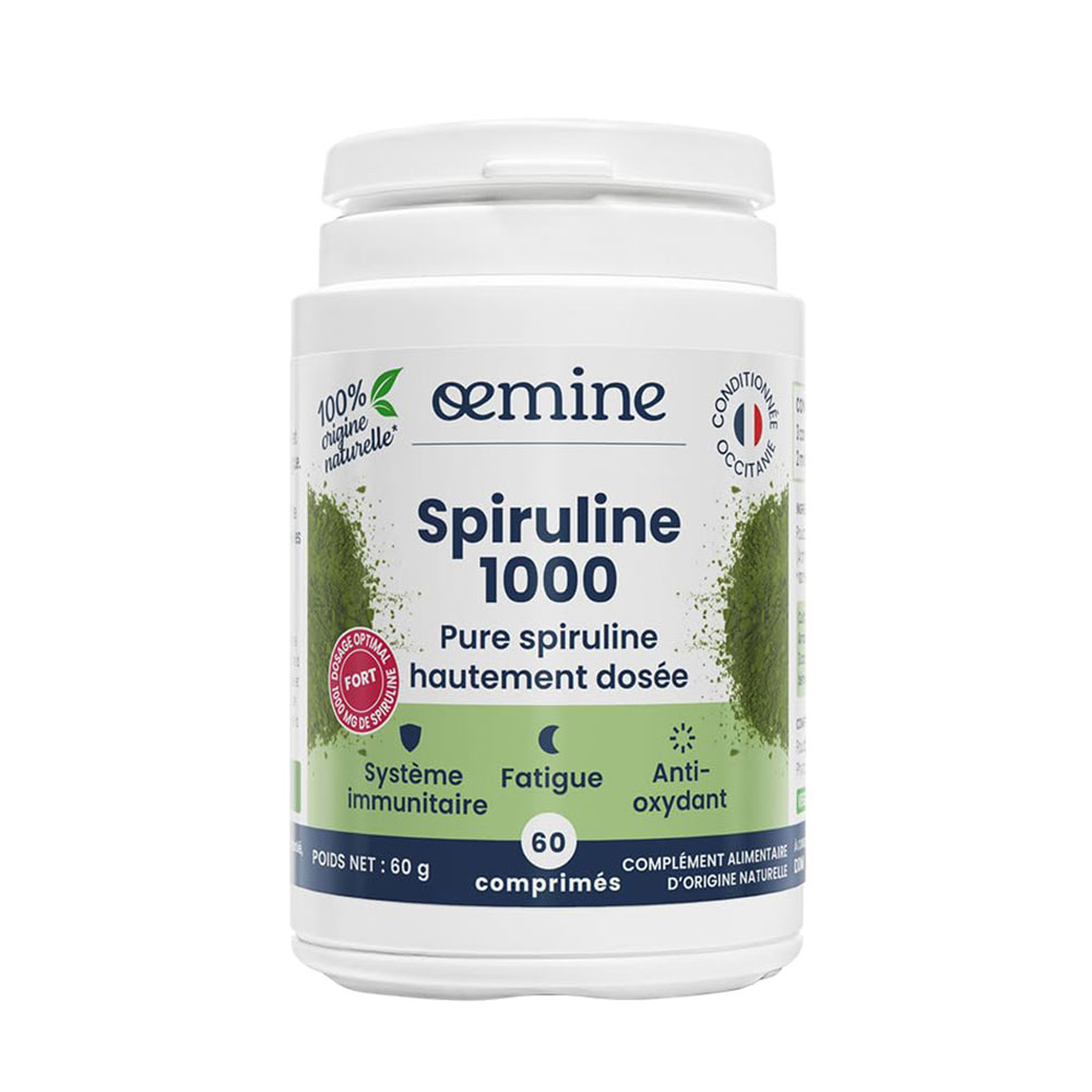 Oemine Spirulina pura 60 compresse