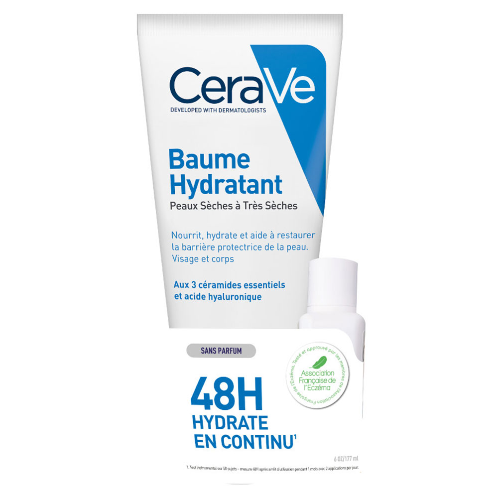 Cerave Body Balsamo idratante viso e corpo per pelli secche e molto secche + mini crema lavante in omaggio 177ml