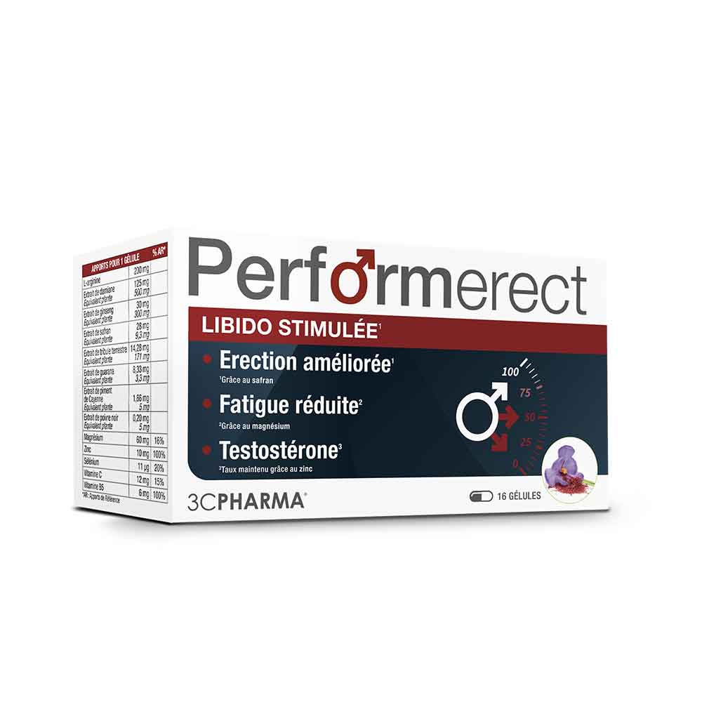 3 Chênes Performerect 16 gélules