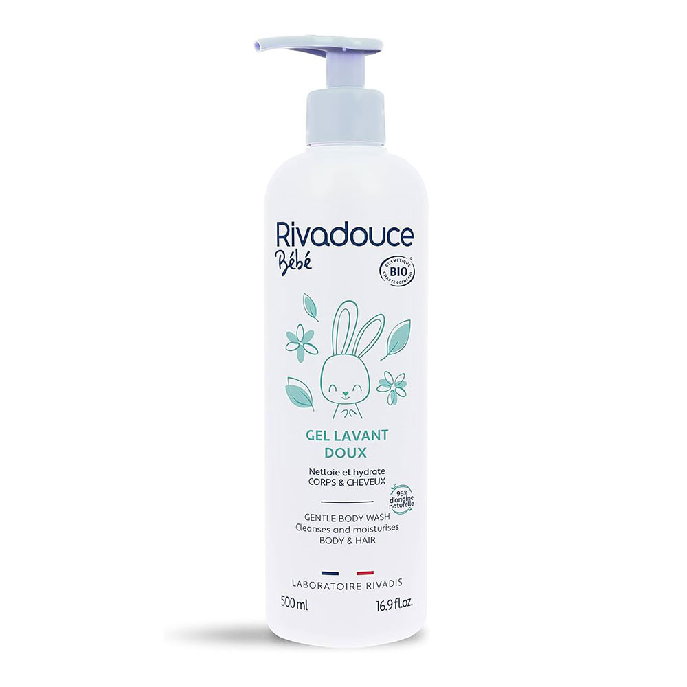 Rivadouce Bebè Gel detergente delicato Bio Corpo e Capelli 500ml