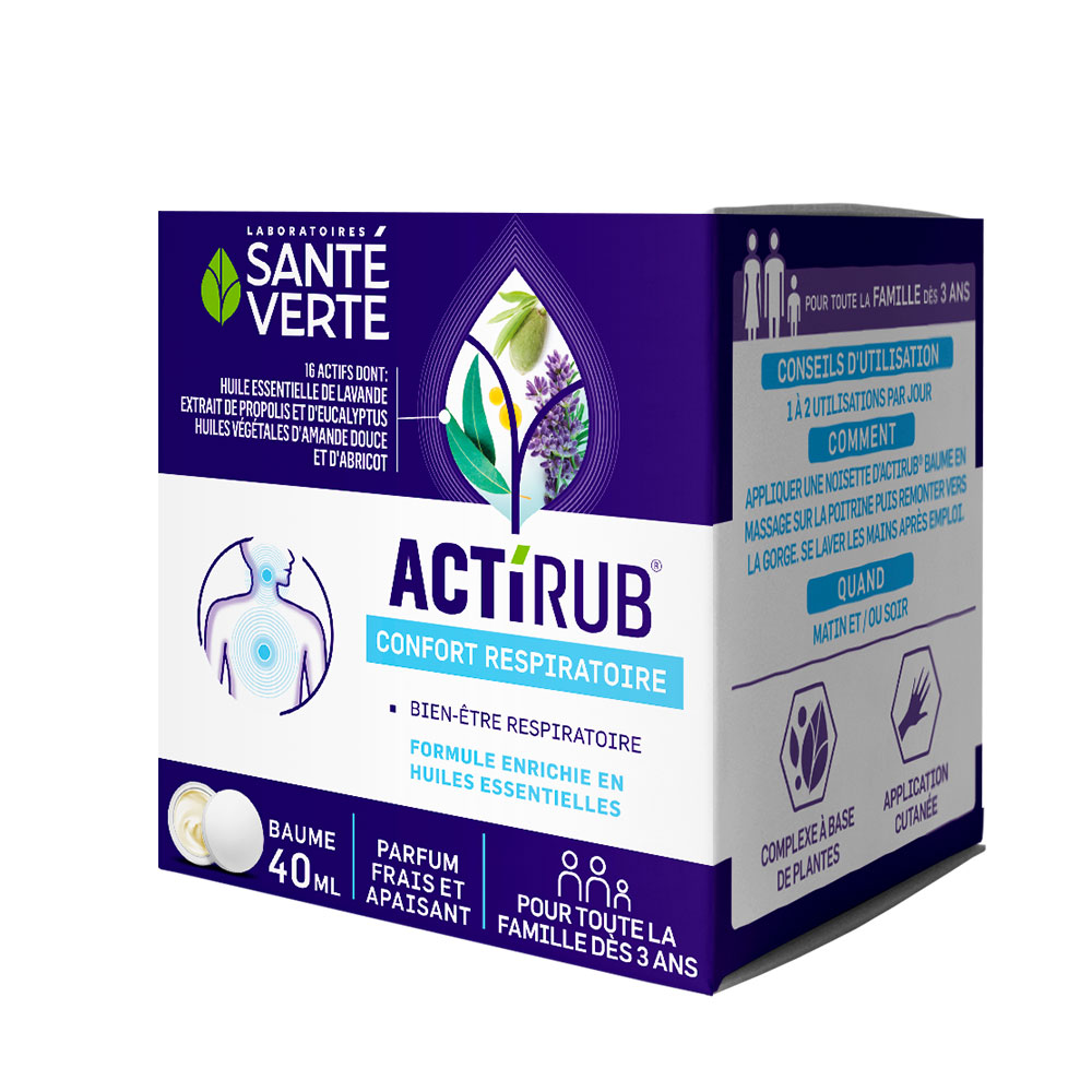 Sante Verte ActiRub Balsamo pettorale bambino a partire dai 3 anni 40 ml