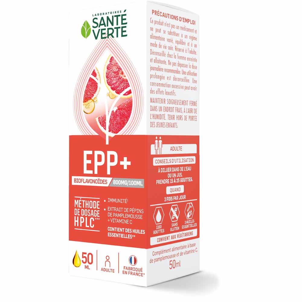 Sante Verte Estratto di semi di pompelmo Epp 800+ 50 ml