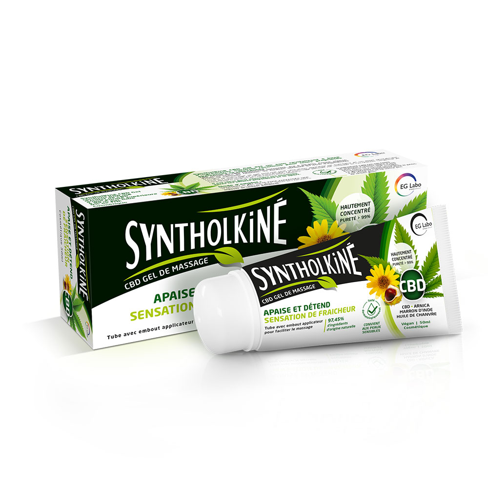 EG Labo SyntholKiné Gel da massaggio CBD 50 ml