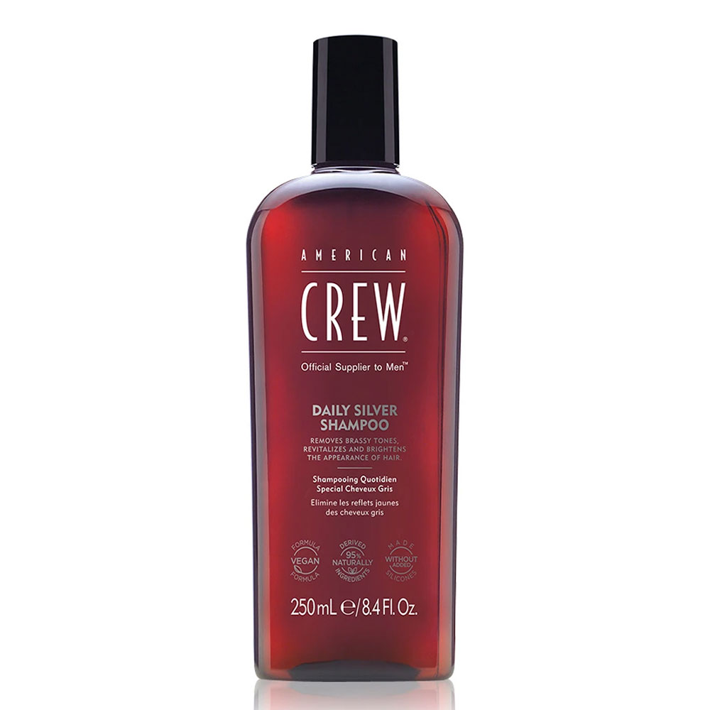 American Crew Daily Silver shampoo – Shampoo quotidiano capelli grigi 250ml