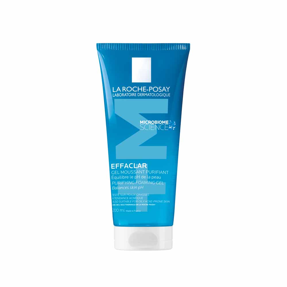 La Roche-Posay Effaclar Gel detergente viso schiumogeno per pelli grasse con tendenza acneica 200 ml