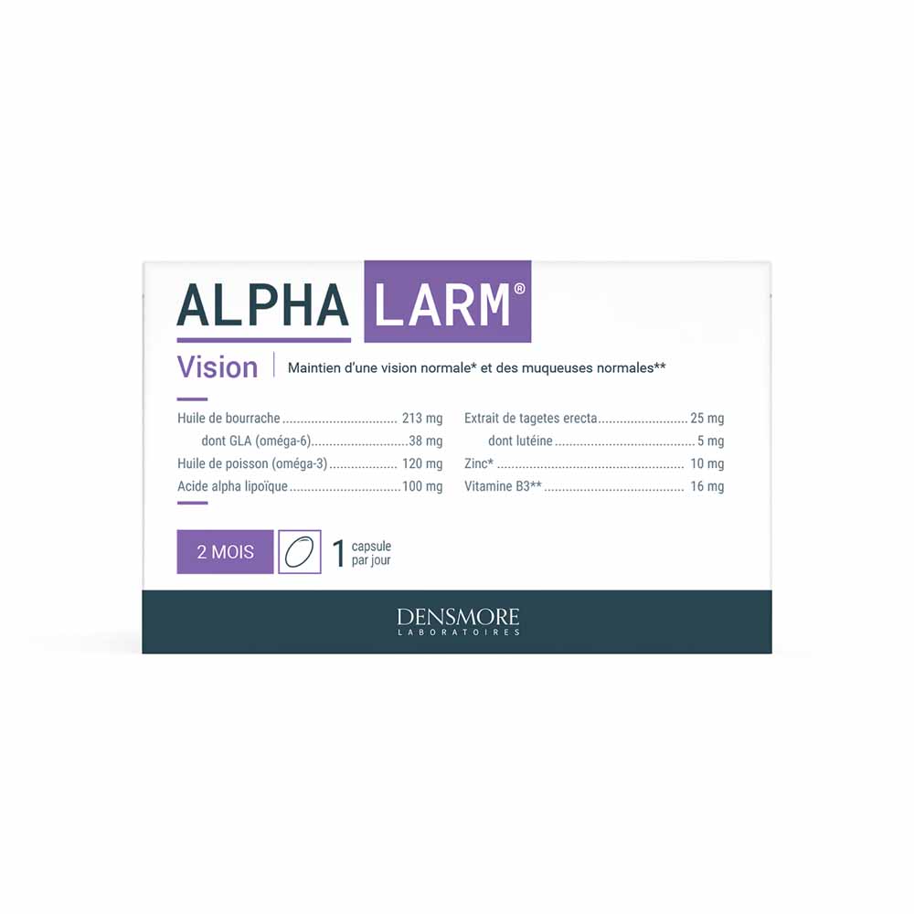 Densmore Suveal AlphaLarm Mantienimento della visione mucose normali 60 capsule