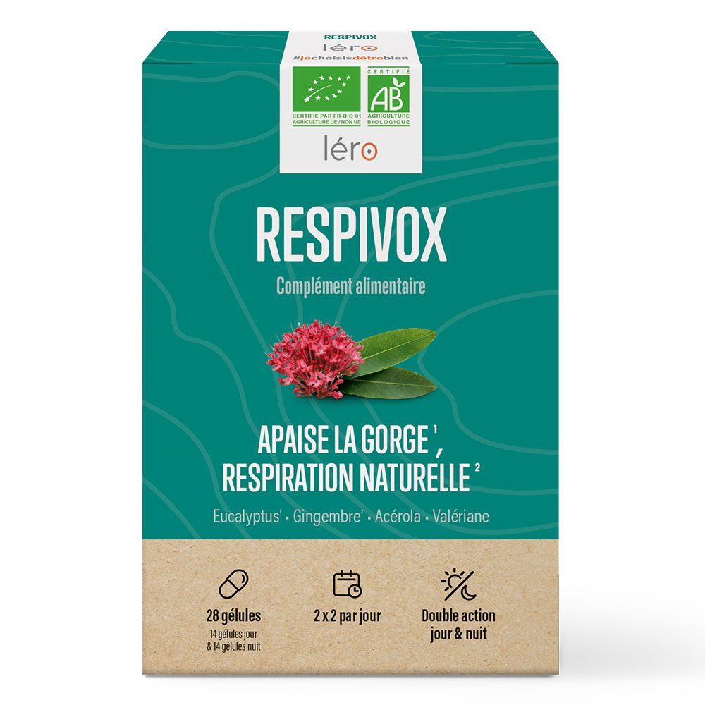 Lero Respivox lenisce la gola e favorisce la respirazione naturale nebulizzazione orale 28 capsule