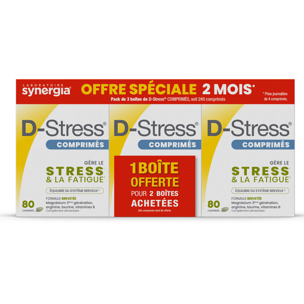 Synergia D-stress stress e fatica 3x80 compresse