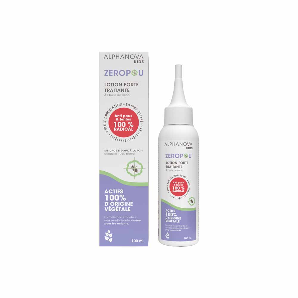 Alphanova Kids Zeropou Lotion Traitante Forte A L'huile De Coco 100ml