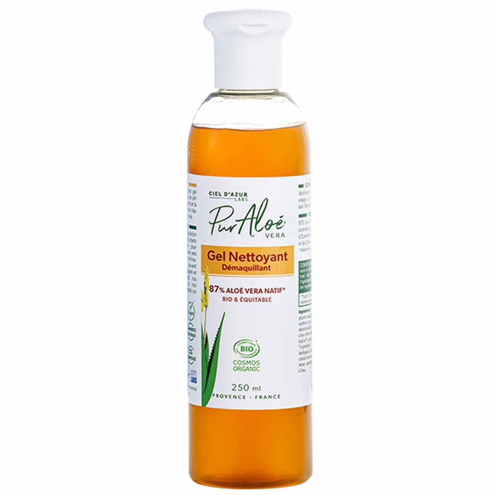 Pur Aloé Gel Aloe Vera Native Detergenti e Struccanti 78% Biologico 250ml