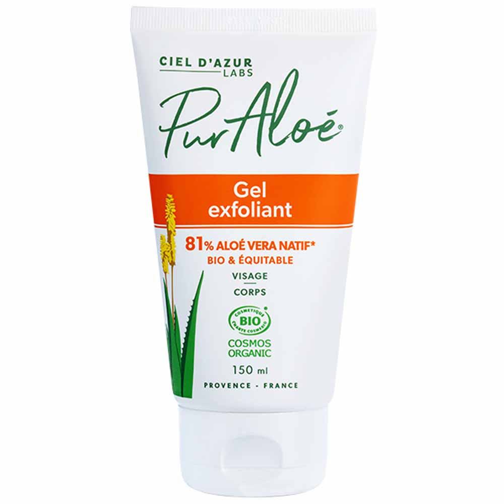 Pur Aloé Gel esfoliante biologico per viso e corpo 150 ml