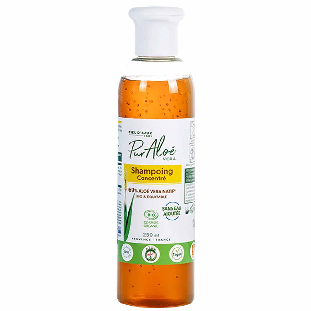 Pur Aloé Shampooing Traitant A L'aloe Vera 70% Bio 250ml