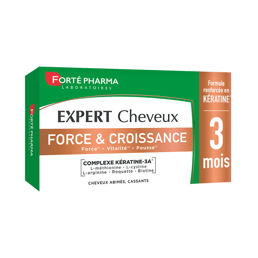 Forté Pharma Cura dei Capelli Capelli forza e crescita per tutti i tipi di caduta 90 compresse
