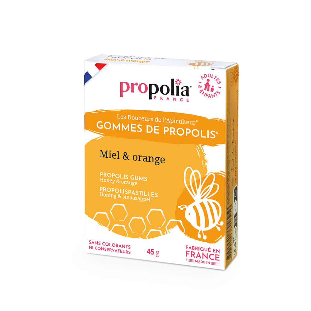 Propolia Gomme al Miele d'arancio e Propolis 45g
