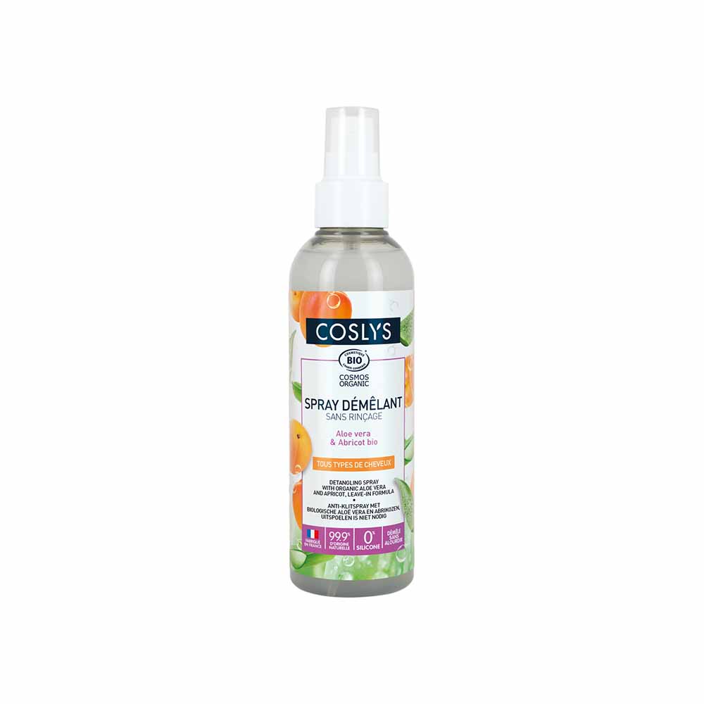 Coslys Spray detergente biologico all'aloe vera e all'albicocca Pour tous les types de capelles 200 ml
