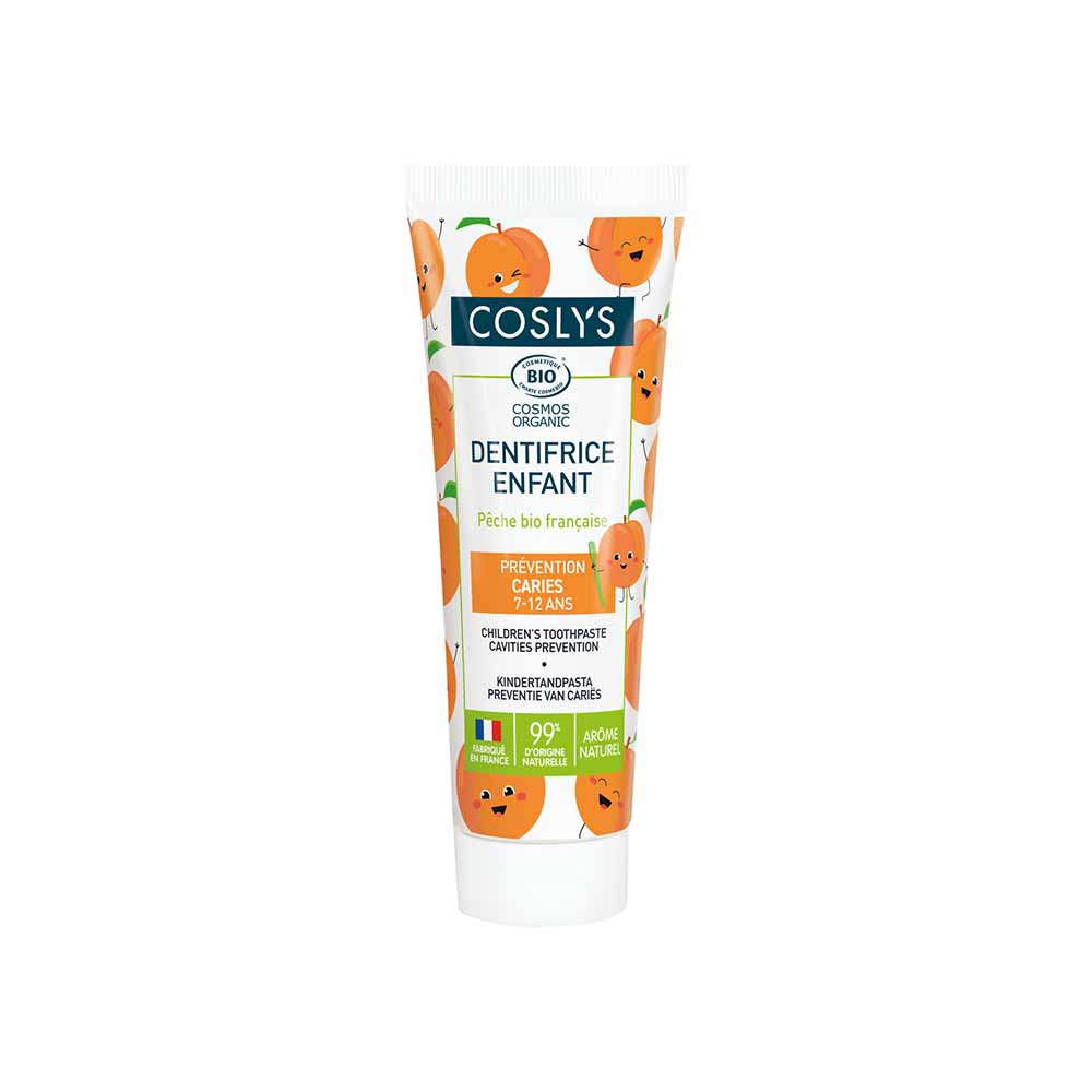 Coslys Dentifricio per bambini Profumo di pesca 50 ml