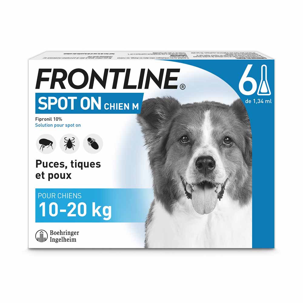 Frontline Spot-on Cane 10-20kg 6 pipette da 1,34 ml