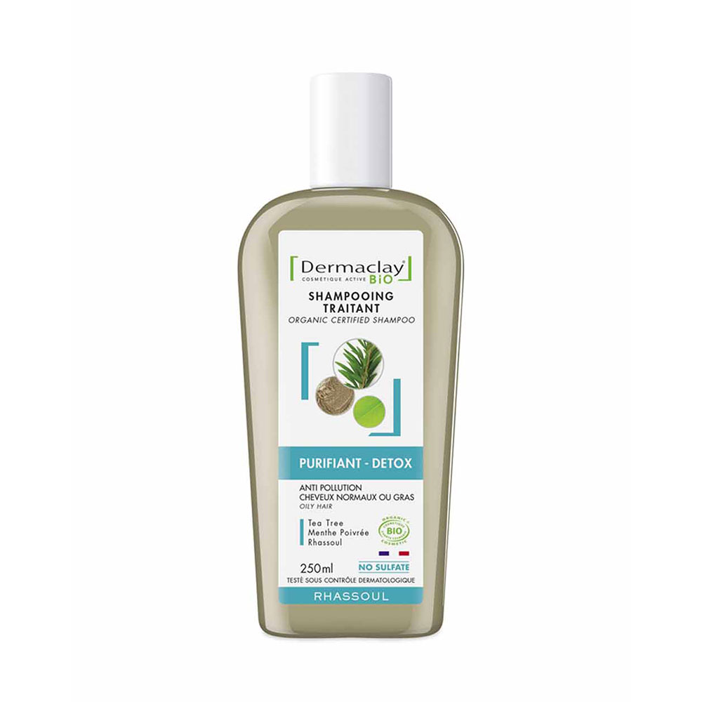Dermaclay Detox Shampoo purificante Rhassoul 250ml