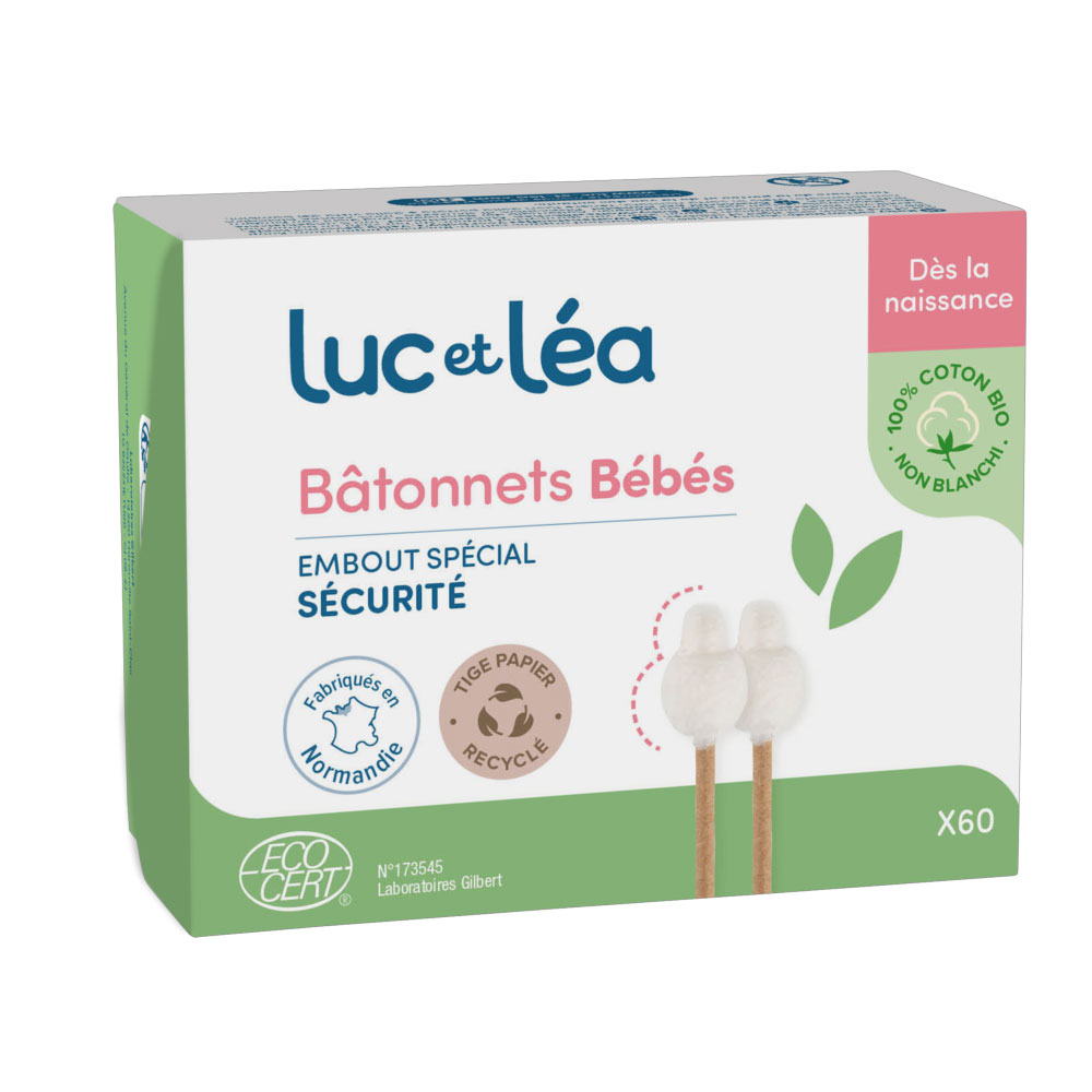 Luc Et Lea Bastoncini per neonati con speciale punta di sicurezza x60