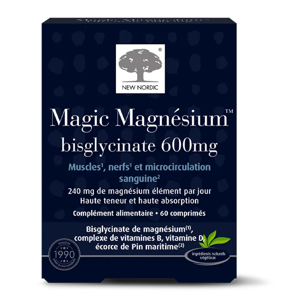 New Nordic Magic Magnésium Bisglycinate 60 compresse